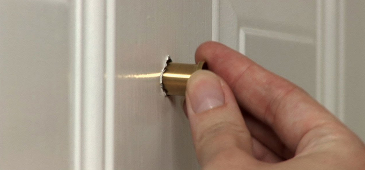 peephole door repair in Roseland