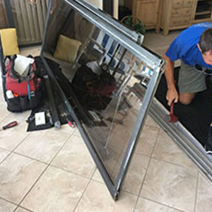 sliding glass door frame repair Roseland